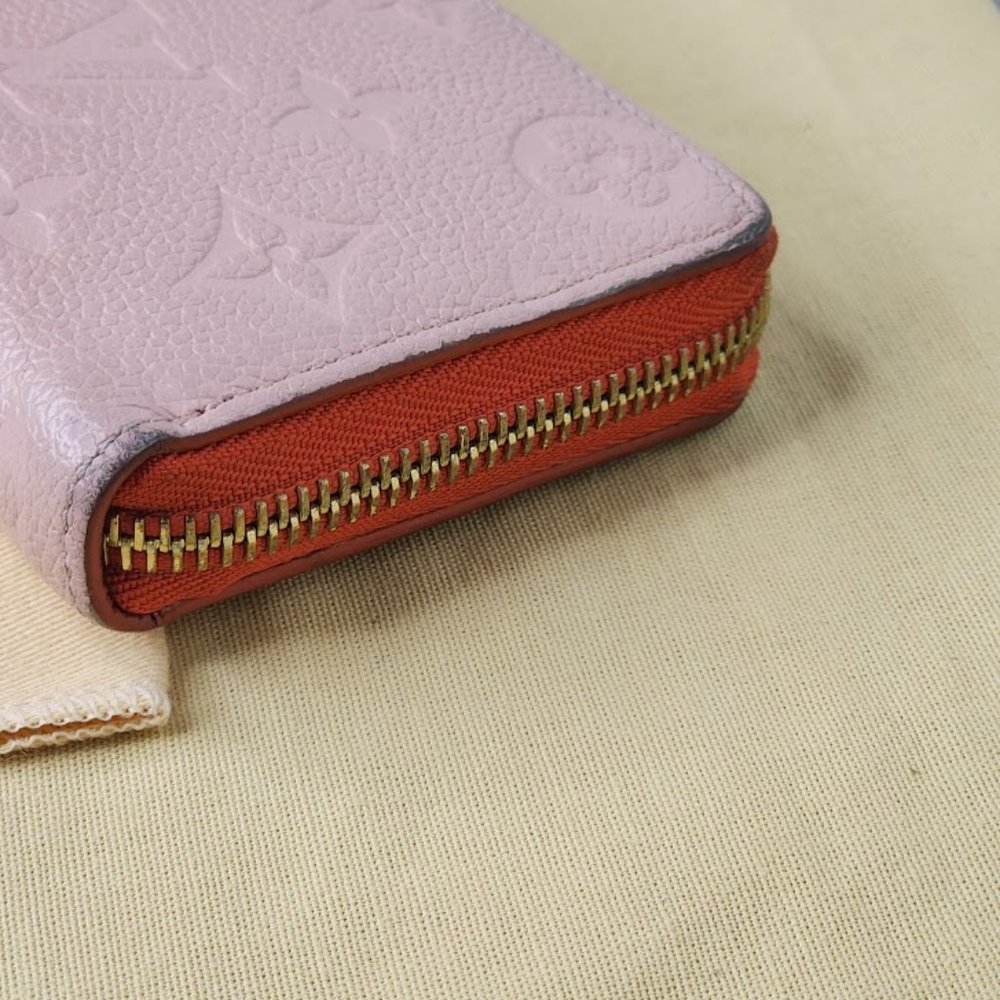 Louis Vuitton Monogram Empreinte Portefeuille Clemence Zippy Wallet - Picture 5 of 6